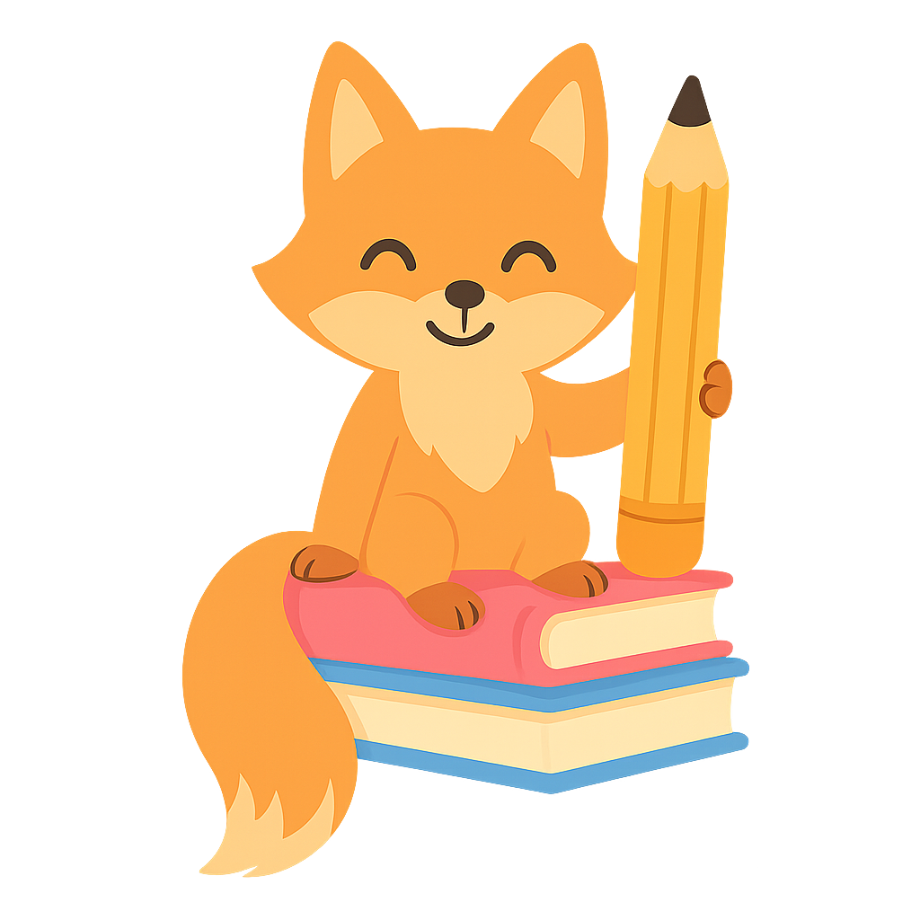Fox con lápiz